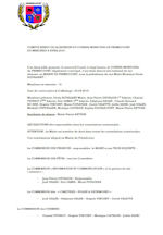 Miniature document du procès verbal du conseil municipal