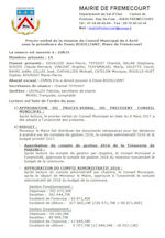 Miniature document du procès verbal du conseil municipal