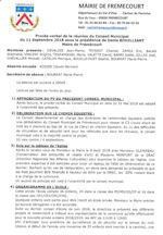 Miniature document du procès verbal du conseil municipal